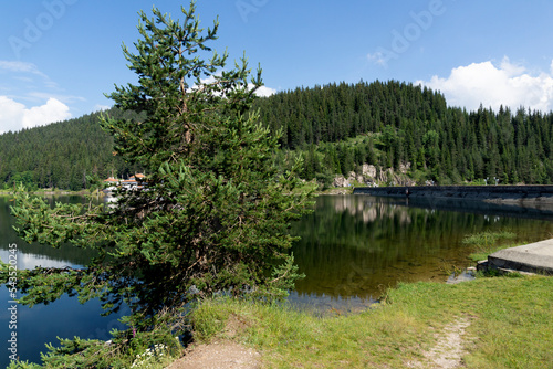 Summer view of Golyam Beglik Reservoir, Bulgaria