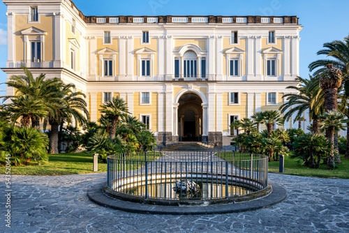 Villa Campolieto, is an 18th century Vesuvian villa located in Ercolano, Naples Italy. photo