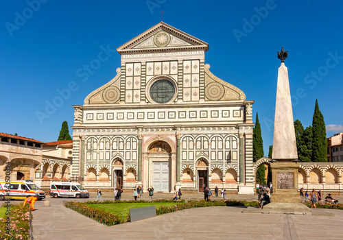 Fototapeta Naklejka Na Ścianę i Meble -  Basilica of Santa Maria Novella in Florence, Italy