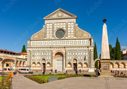 Basilica of Santa Maria Novella in Florence, Italy