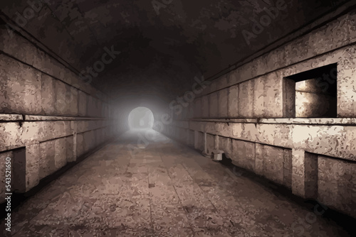 bunker tunnel for world war