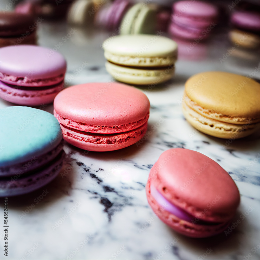 Obraz premium Macaroons set 5