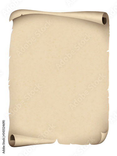 Old yellowed document