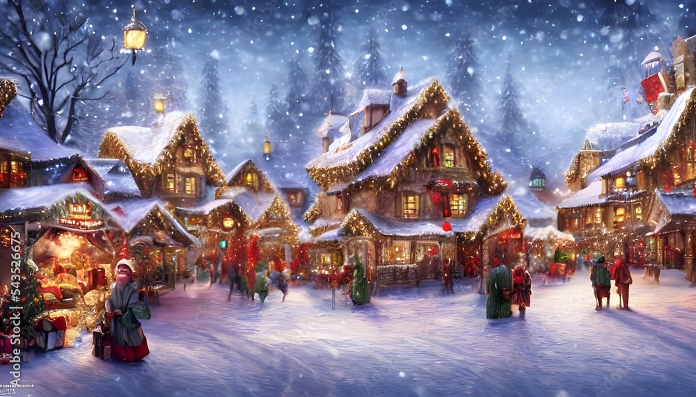 The winter christmas village is a beautiful scene. The snow is falling gently and the houses are all decorated for the holidays. The people are out and about, enjoying the festive atmosphere. The winter christmas village is a beautiful scene. The snow is falling gently and the houses are all decorated for the holidays. The people are out and about, enjoying the festive atmosphere.