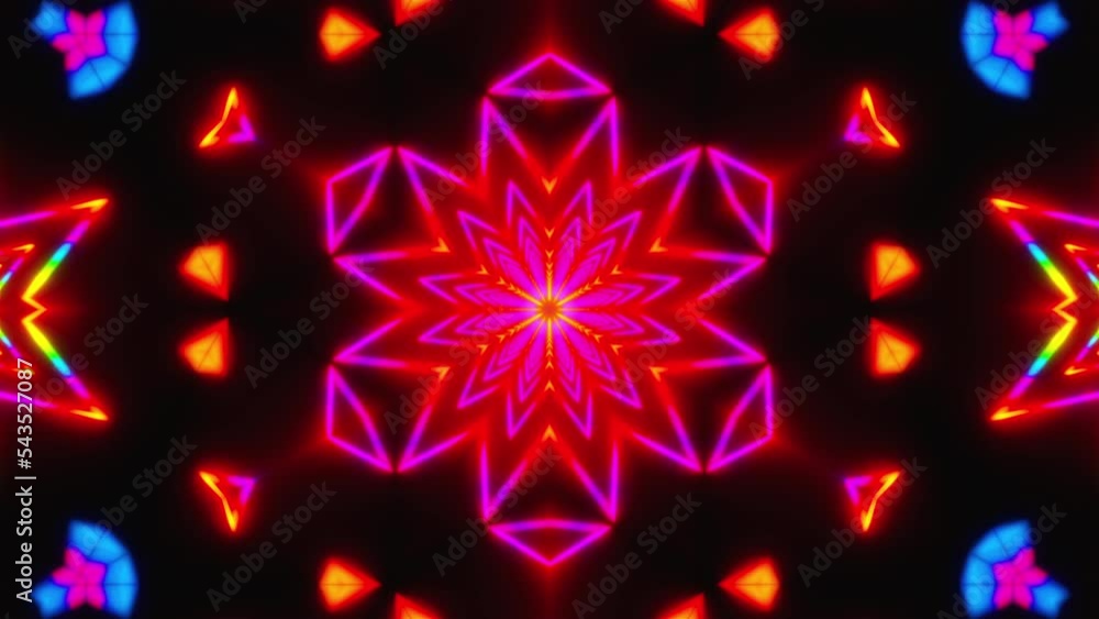 Kaleida neon. Computer generated 3d render Kaleida neon. Computer generated 3d render