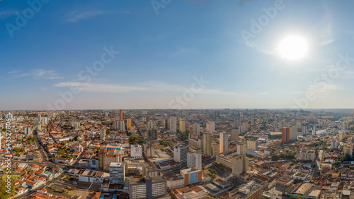 City of Uberaba, State of Minas Gerais, Brazil. Aerial view. August 2022.
