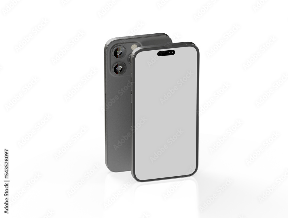 New realistic mobile phone smartphone mockup with blank screen. New realistic mobile phone smartphone mockup with blank screen.