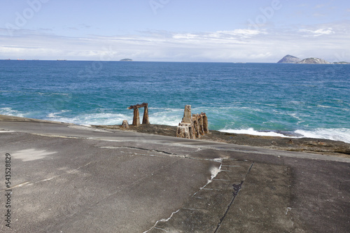 Copacabana Fort in the city of Rio de Janeiro in Brazil photo