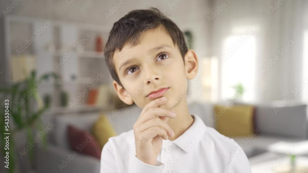 Thoughtful boy close-up.
The boy is looking up, thinking, dreaming.
Thoughtful boy close-up.
The boy is looking up, thinking, dreaming.