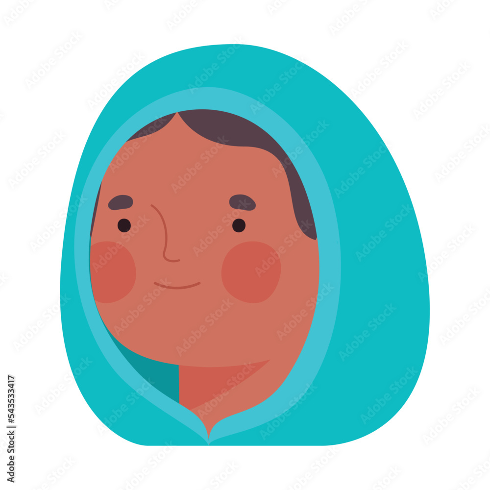 Fototapeta premium lady using hijab