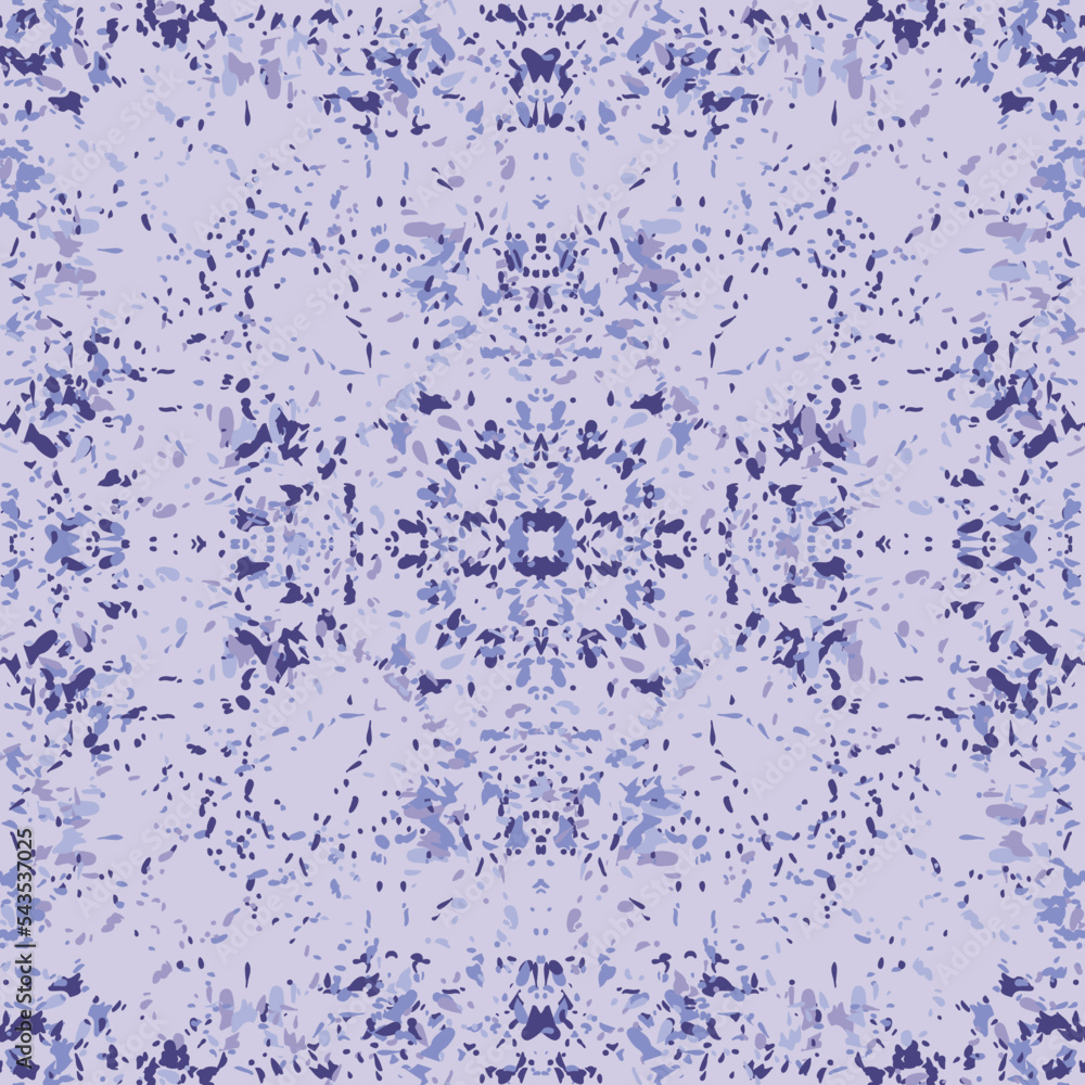 Seamless fractal pattern in vector format for printed fabrics or any ...