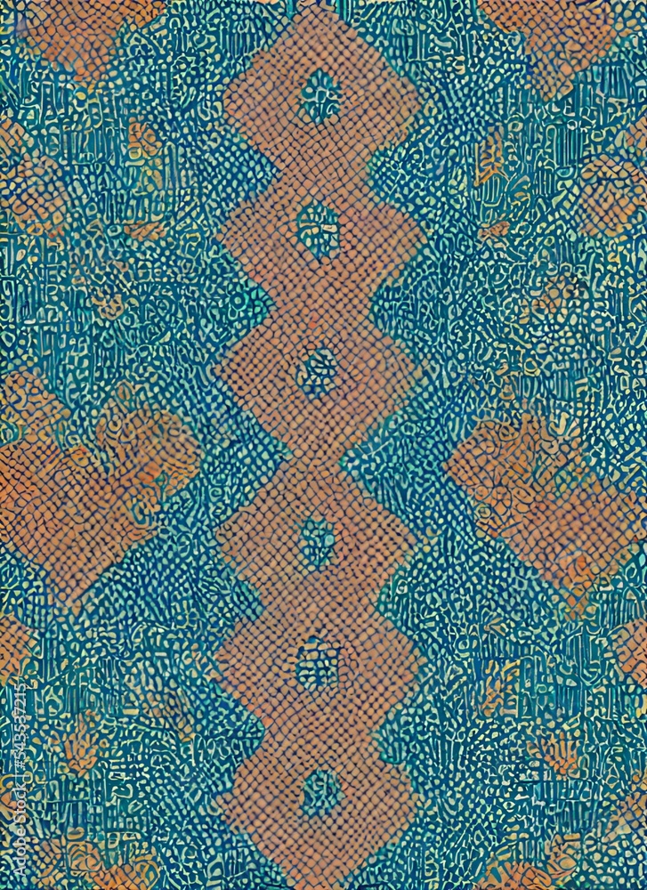 Pattern in Amazonian colors. Geometric shapes Pattern in Amazonian colors. Geometric shapes
