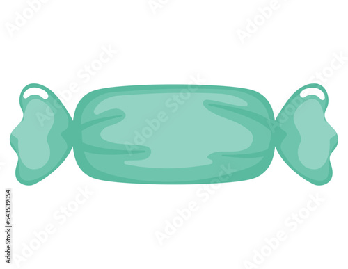 green wrapped candy
