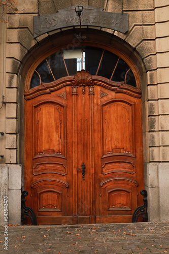 Brown door 