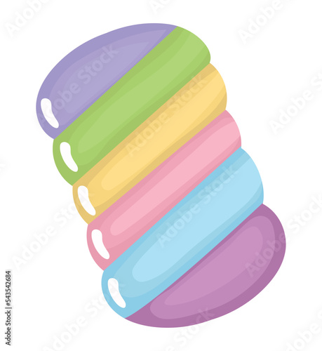 colored candy design