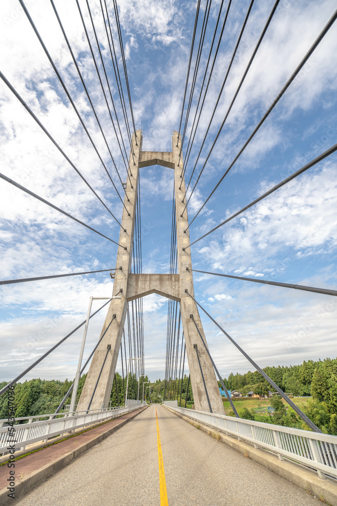 Obraz premium 中能登農道橋