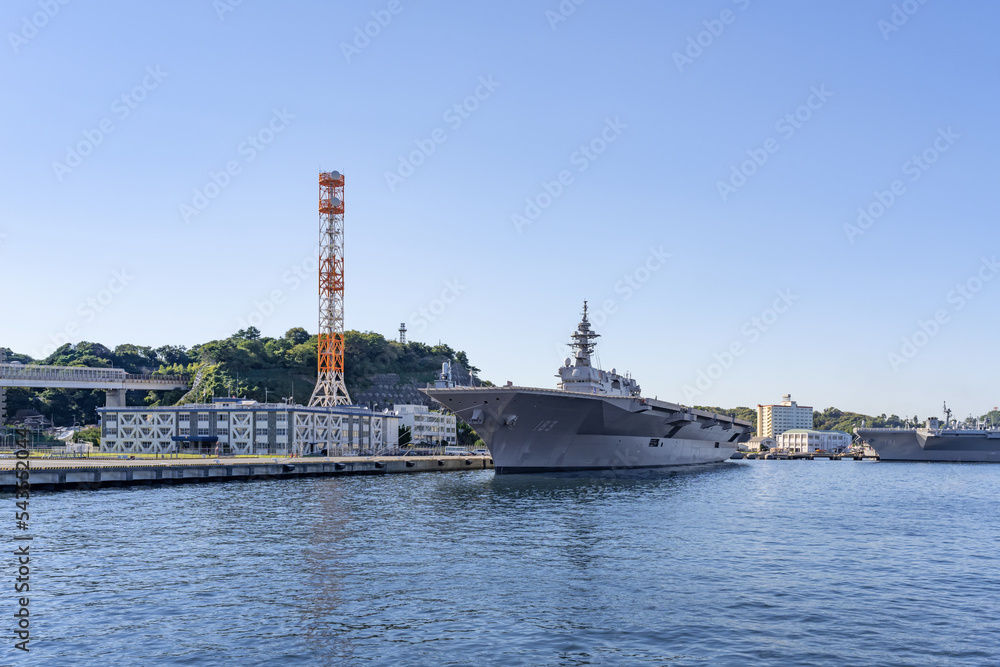 神奈川県横須賀市　YOKOSUKA軍港めぐりの風景