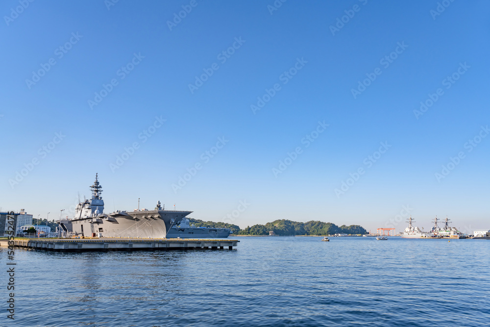 神奈川県横須賀市　YOKOSUKA軍港めぐりの風景