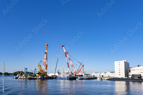 神奈川県横須賀市 YOKOSUKA軍港めぐりの風景