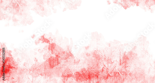 Abstract red ink splatter element