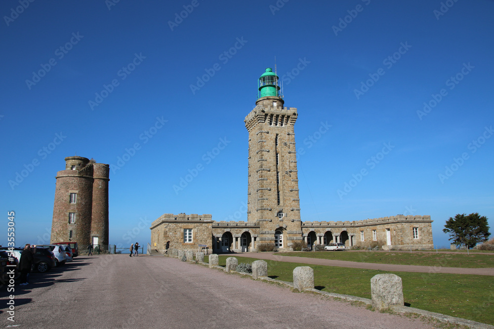 Phare du Cap Fréhel, Bretagne, cote d'emeraude StockFoto Adobe Stock