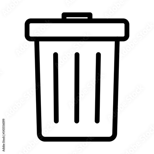 Trash line icon