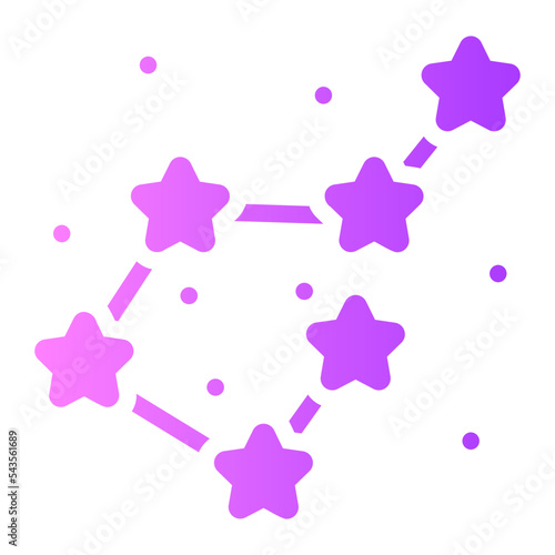 constellations gradient icon