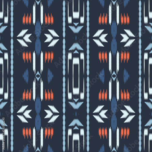 Motif ikat floral tribal backgrounds Borneo Scandinavian Batik bohemian texture digital vector design for Print saree kurti Fabric brush symbols swatches