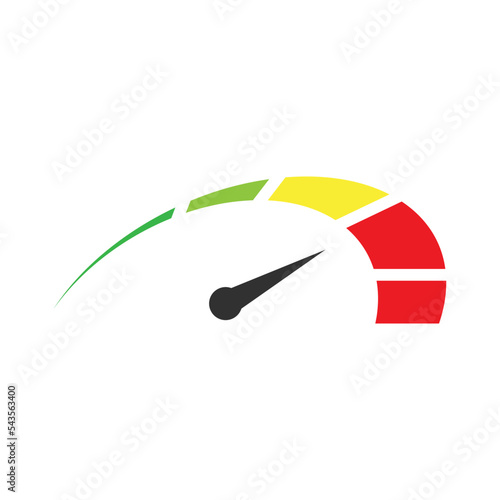 Speedometer icon vector design templates