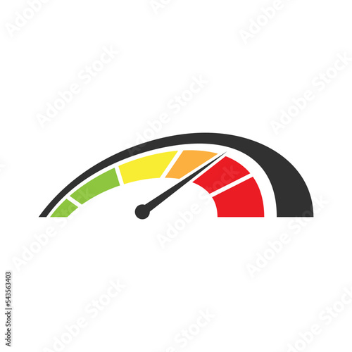 Speedometer icon vector design templates