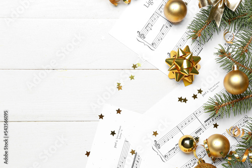 Note sheets with Christmas ...