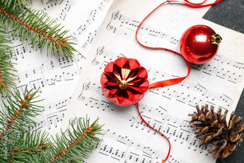 Note sheets with Christmas ...