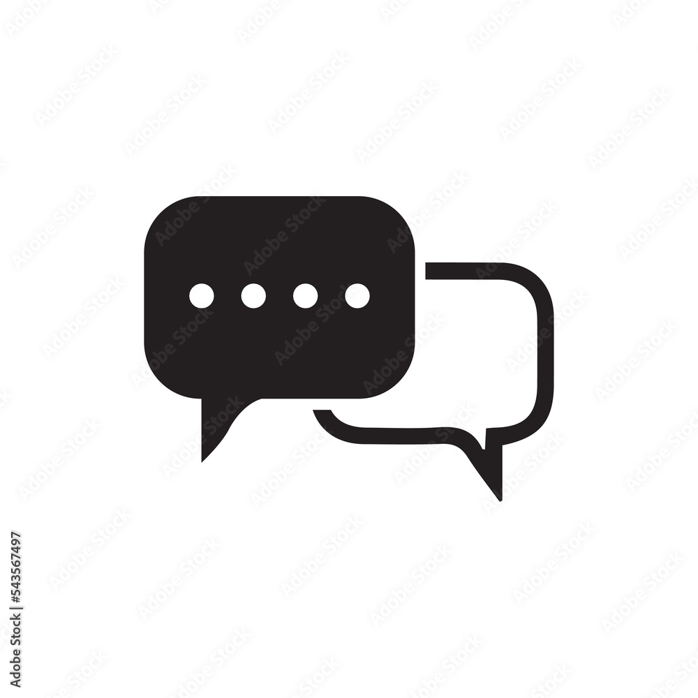 Chat Message Icons Vector Design Chat Message Icons Vector Design
