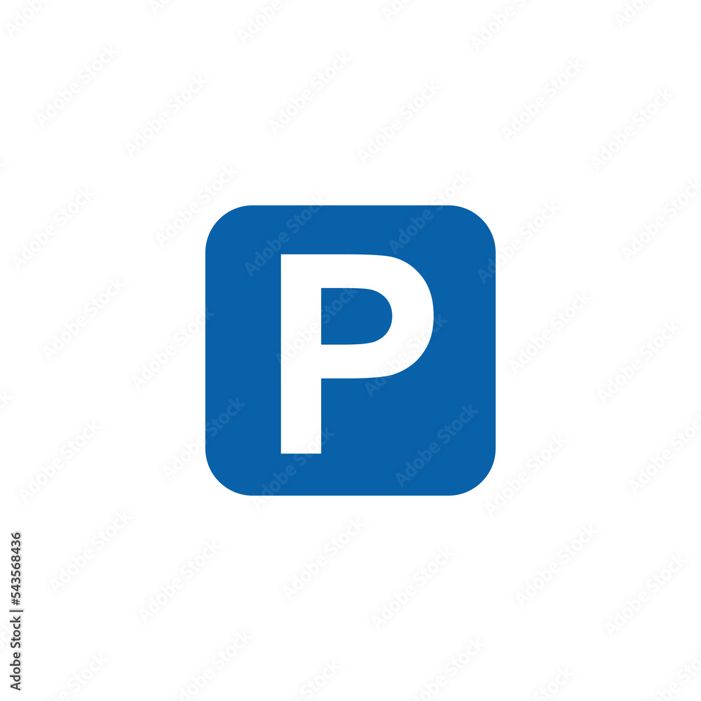 Parking simple Icon vector template Parking simple Icon vector template