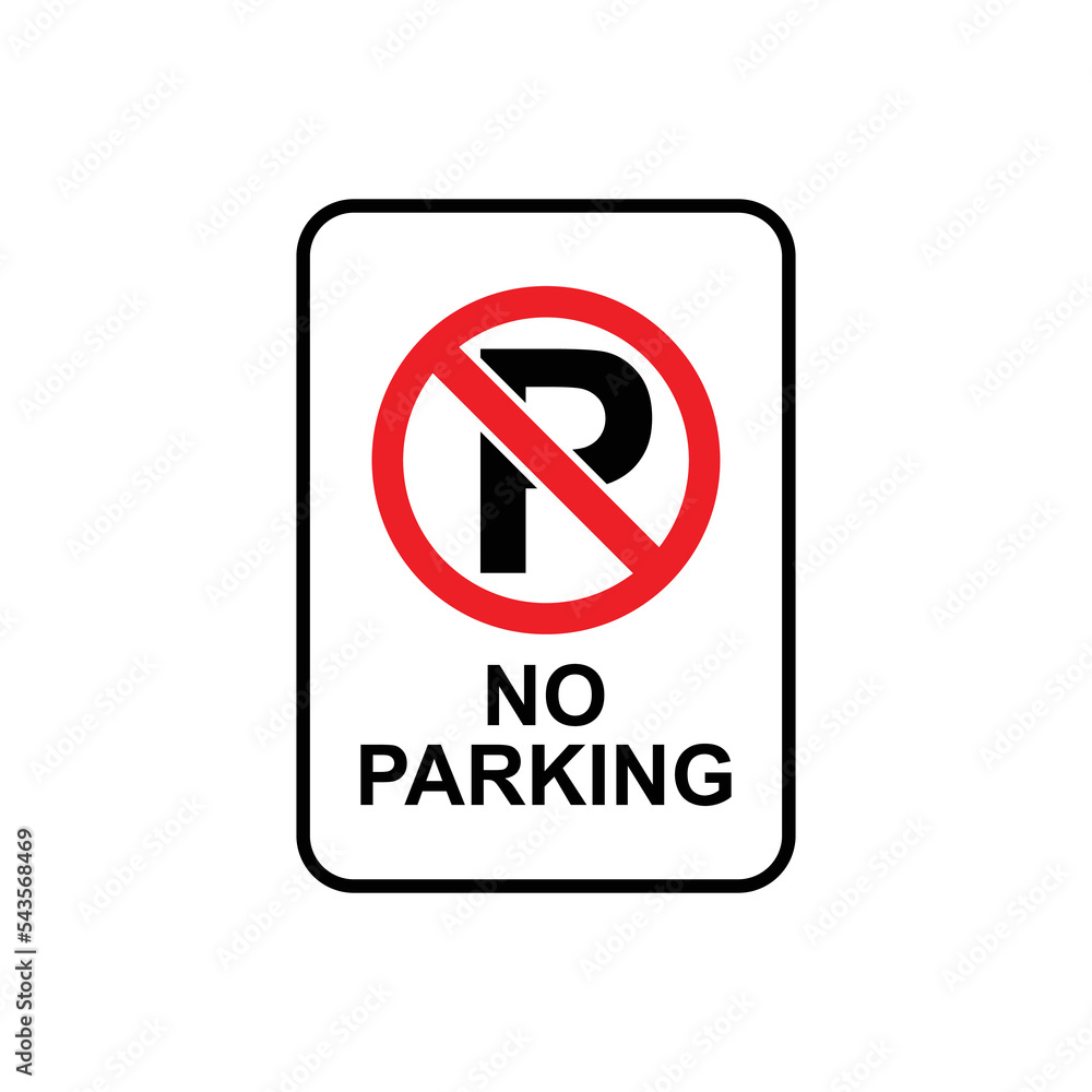 No Parking Icon No Parking Icon