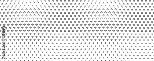 black white pentagram seamless pattern