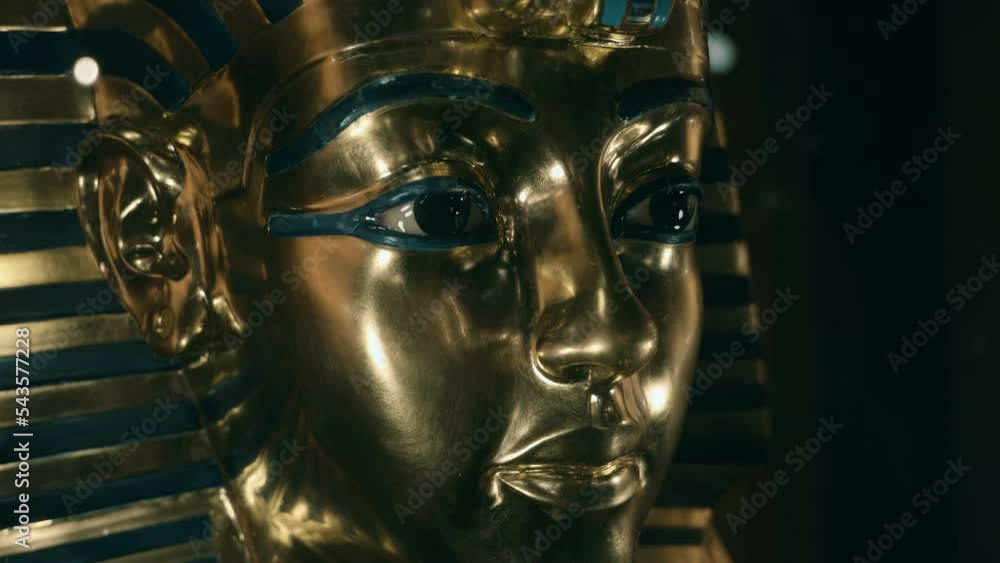 Tutankhamen - pharaoh of ancient Egypt from the XVIII dynasty of the New Kingdom. Golden Mask of Tutankhamen. Tutankhamun's famous funerary mask is one of the most recognizable Egyptian images Tutankhamen - pharaoh of ancient Egypt from the XVIII dynasty of the New Kingdom. Golden Mask of Tutankhamen. Tutankhamun's famous funerary mask is one of the most recognizable Egyptian images