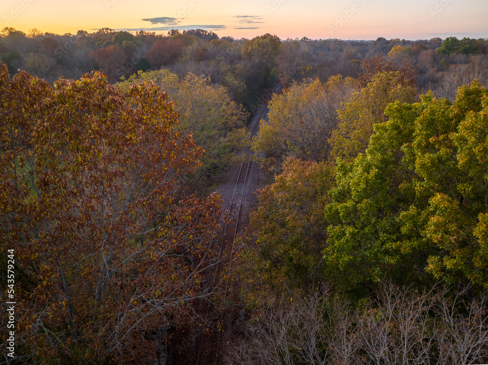 Fototapeta premium Clarksville Tennessee Aerial