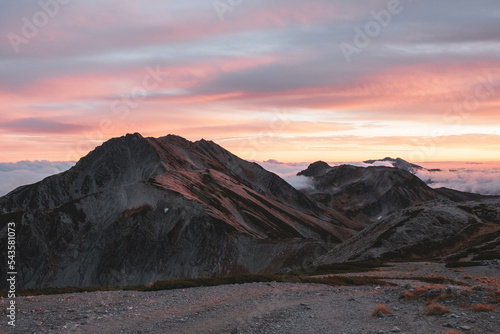 秋の山