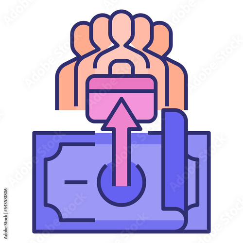 employment cost icon
