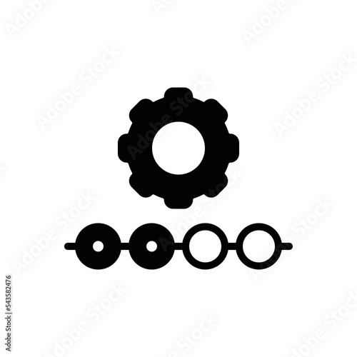 Black solid icon for phase