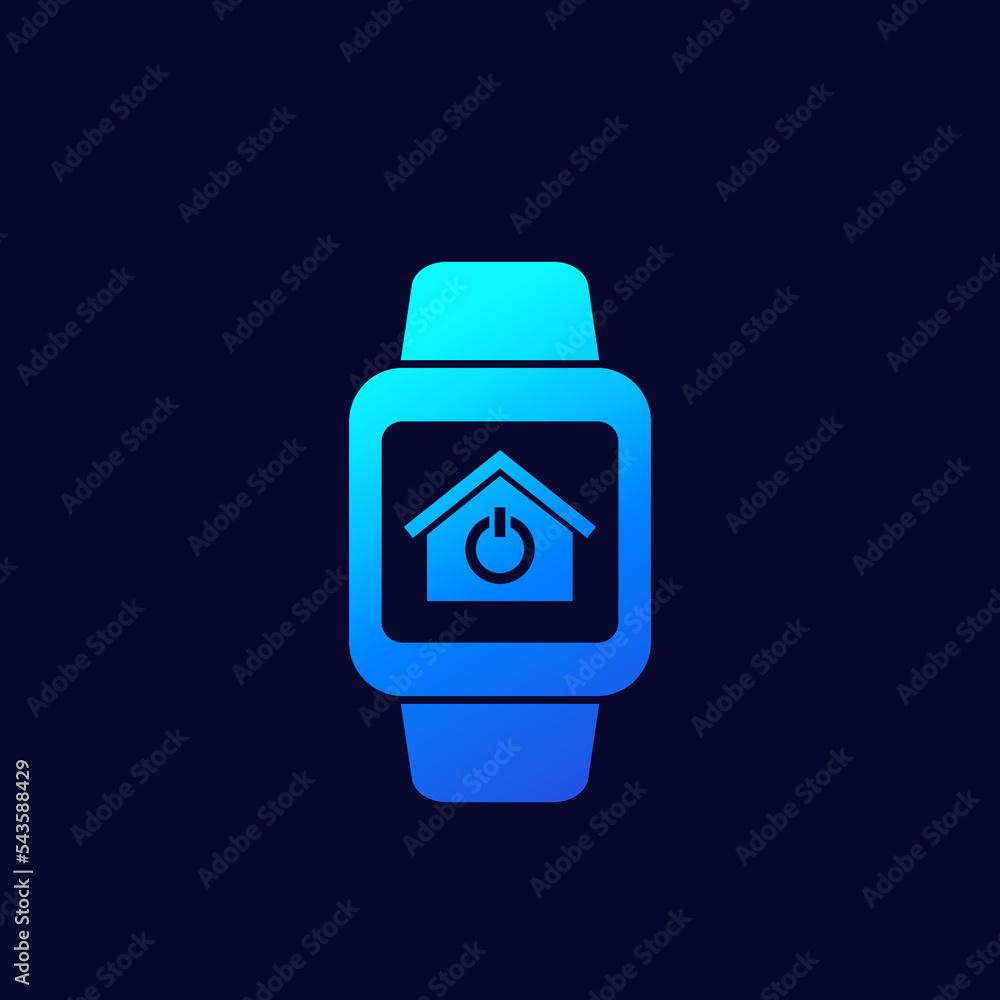 smart home app for smartwatch icon smart home app for smartwatch icon
