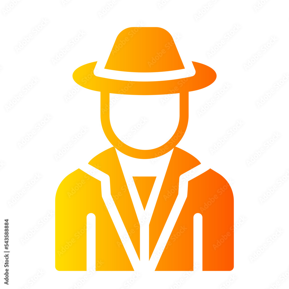 detective gradient icon