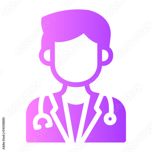 doctor gradient icon