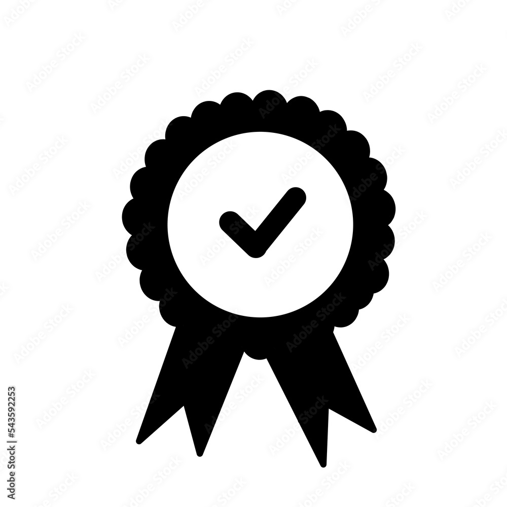 winner line icon vector simple design. Black winner line icon vector simple design. Black