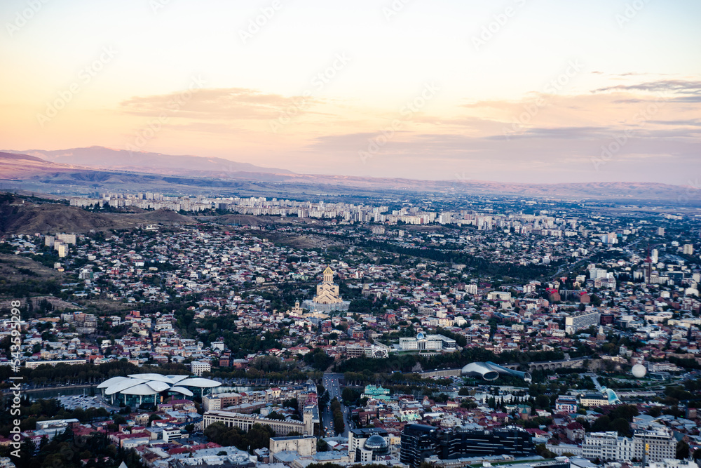 Tbilisi city overview