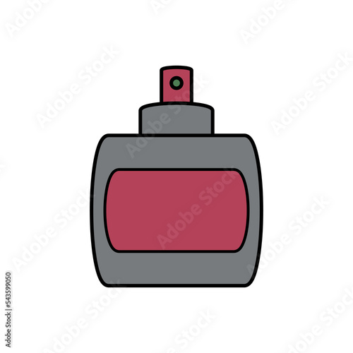 Perfume icon on white.