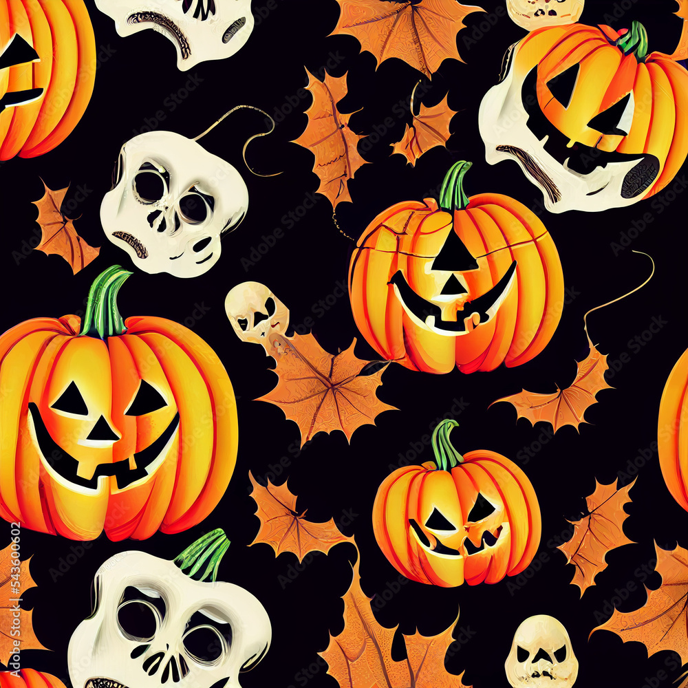 halloween seamless pattern halloween seamless pattern