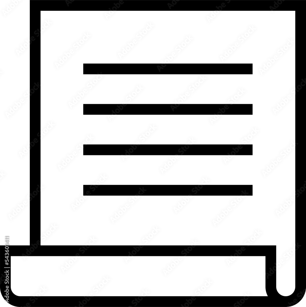 Document icon of The Script, Scroll Paper icon.