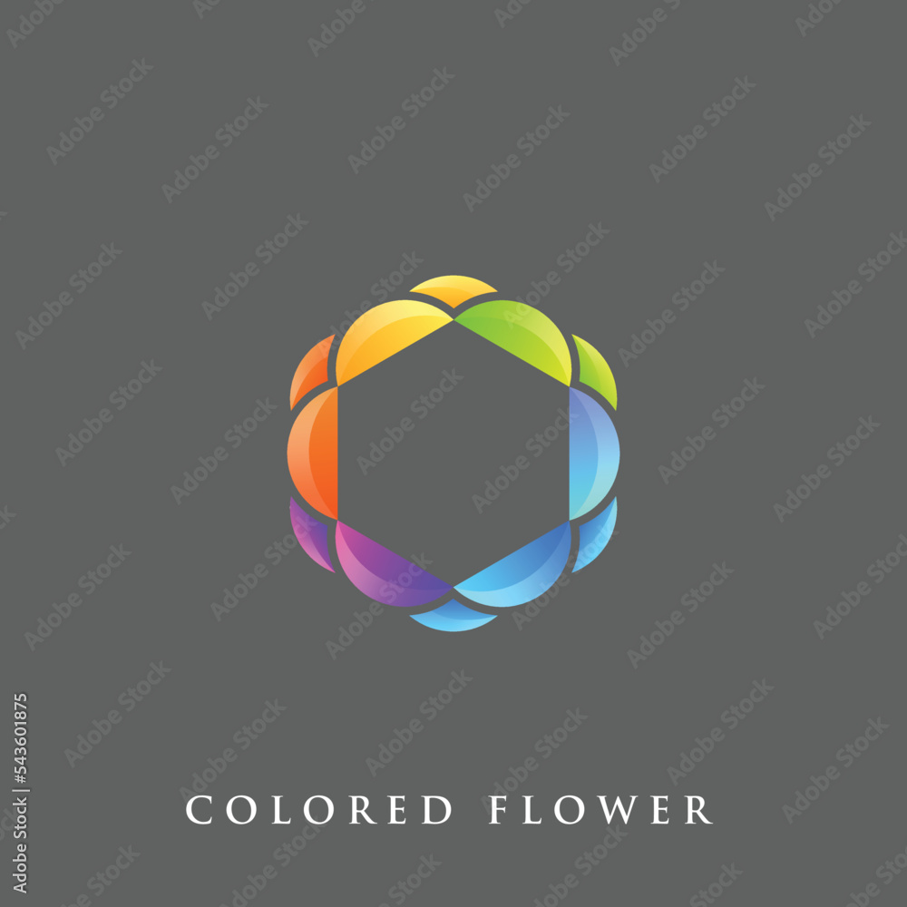modern multi color abstract design element modern multi color abstract design element
